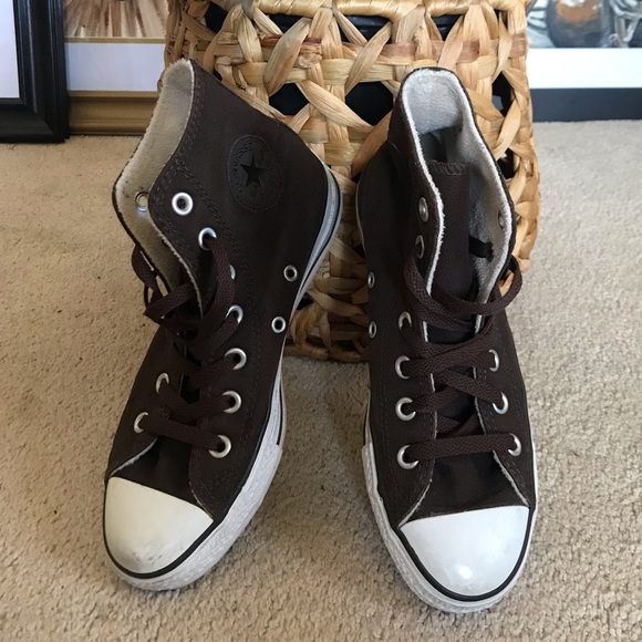 chocolate chuck taylors